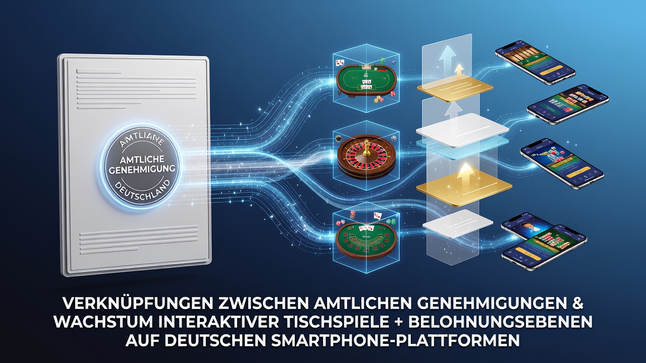 Übersicht über behördliche Genehmigungen und mobile Casino-Plattformen mit interaktiven Tischspielen in Deutschland