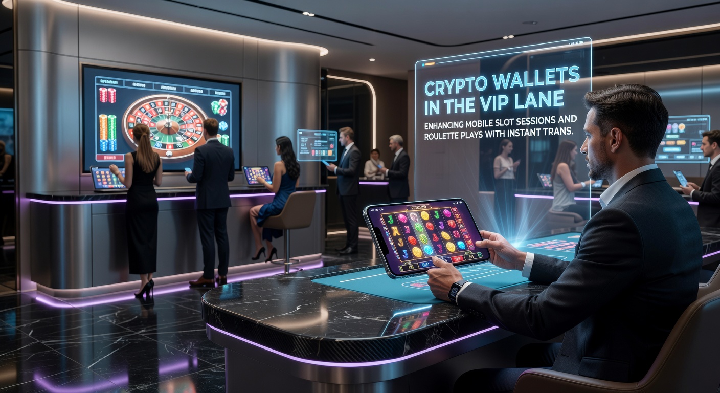Live-Roulette-Tisch auf einem Tablet mit Crypto-Wallet-Overlay, das eine erfolgreiche Instant-Auszahlung nach einem Gewinn darstellt