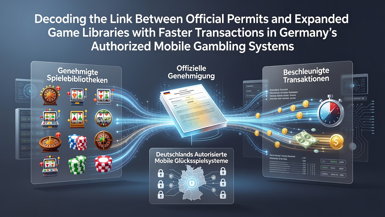 Darstellung autorisierter mobiler Glücksspielplattformen mit Fokus auf Lizenzprüfungen und Transaktionsprozesse