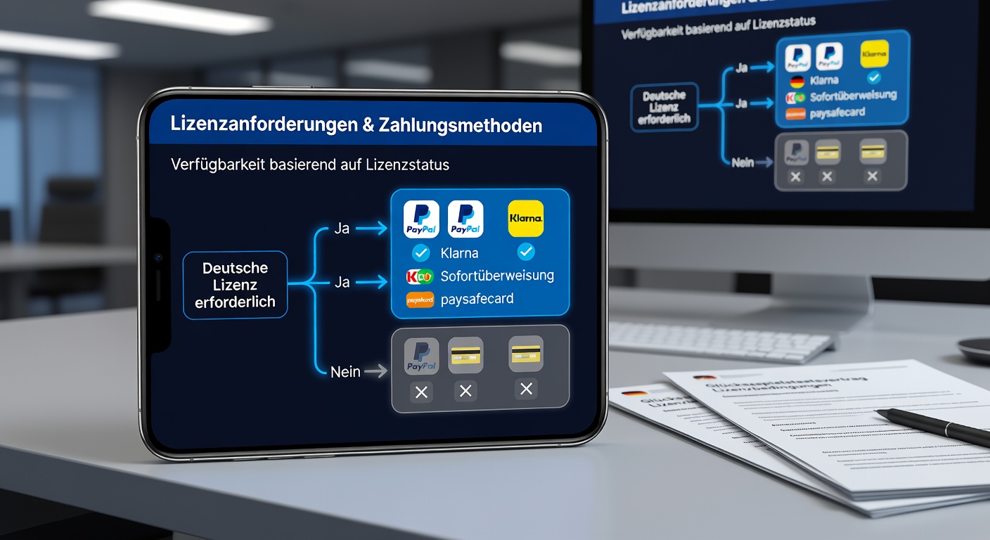 Übersicht zu Zahlungsmethoden unter regulatorischen Bedingungen